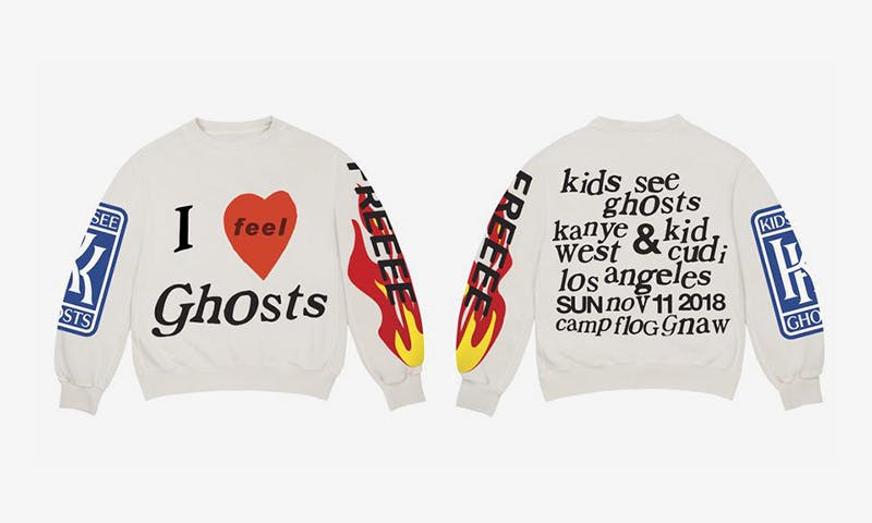 kids see ghosts sweater